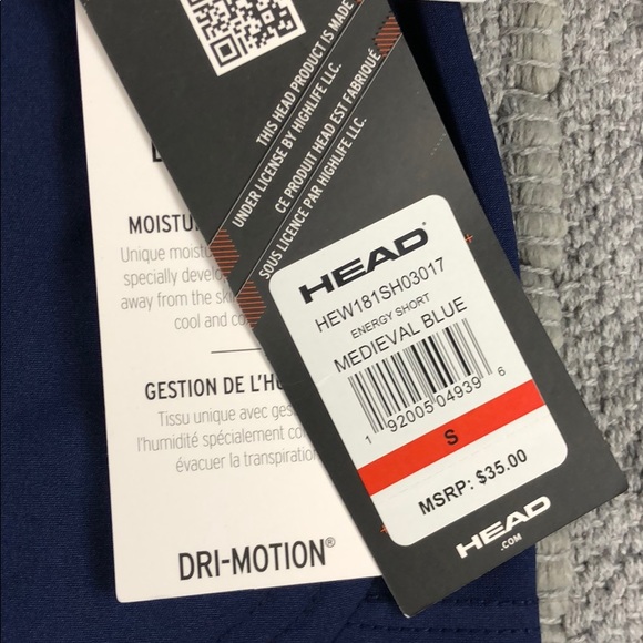 NWT head athletic shorts - Picture 2 of 4